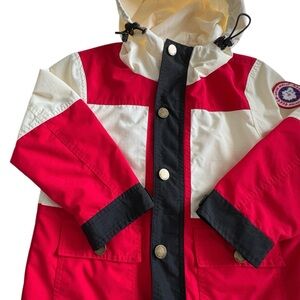 Goose World Red and White Kids Jacket